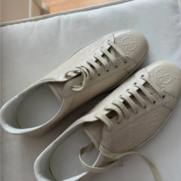 Gucci Cream Sole Sneakers